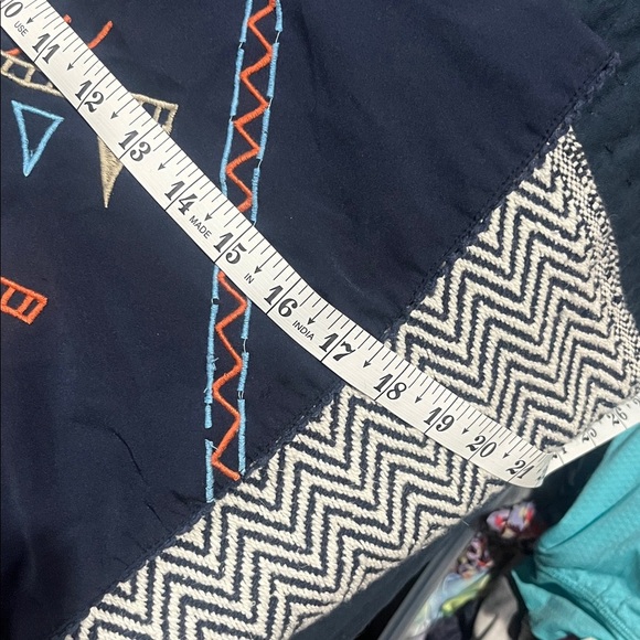 Stylish Navy Blue Tribal Print Tank Top - Picture 5 of 6